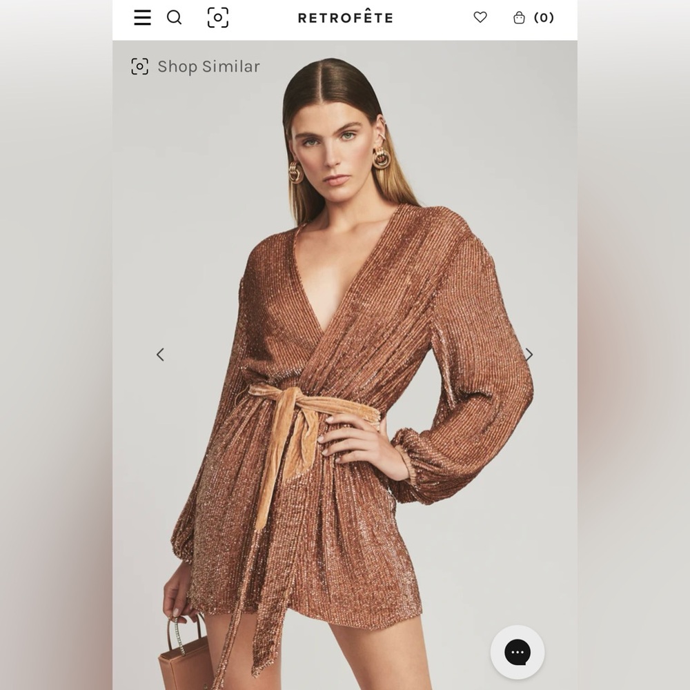 Retrofete sequin dress NWOT